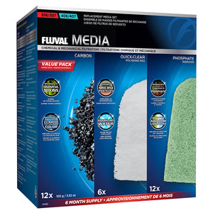 Fluval Filter Media & Foam Value Packs